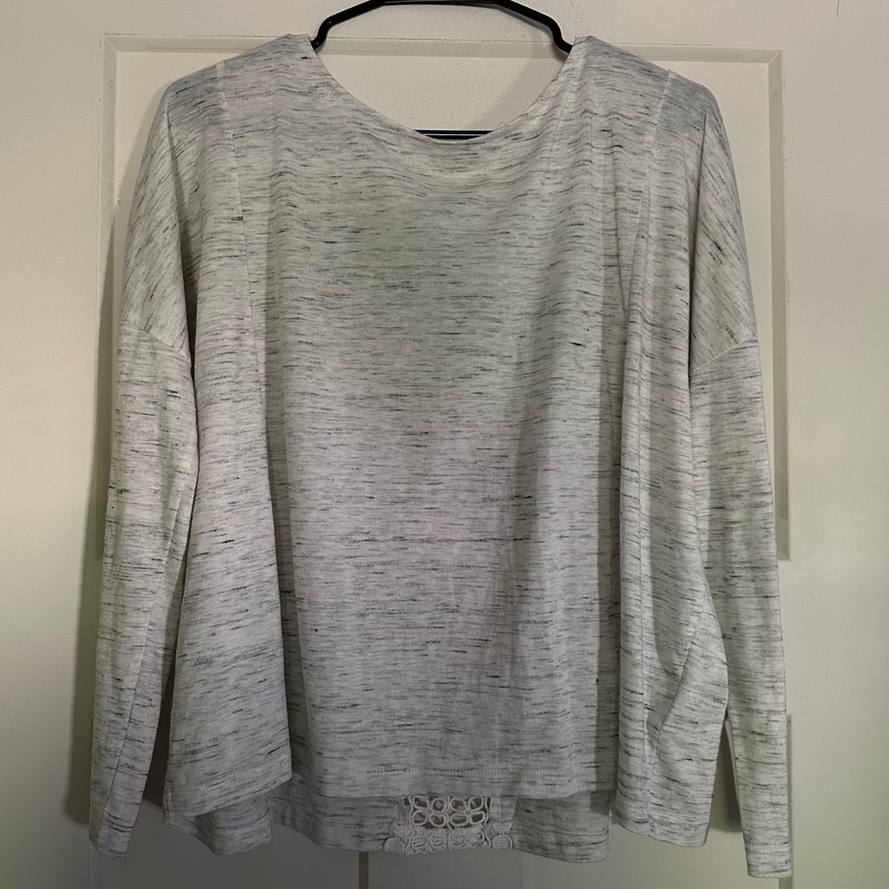 Grey/ white  long sleeve